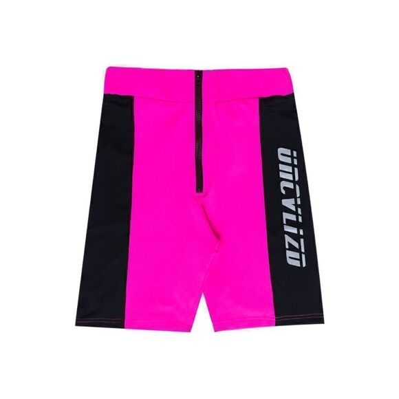 Retro Women's Biker Shorts- Neon Pink size Large - Picture 1 of 1